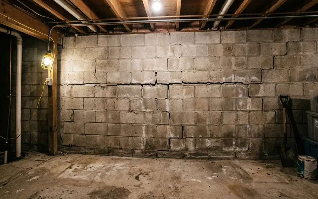 Bowing Basement Walls in SD: Causes & Fixes | Blackburn