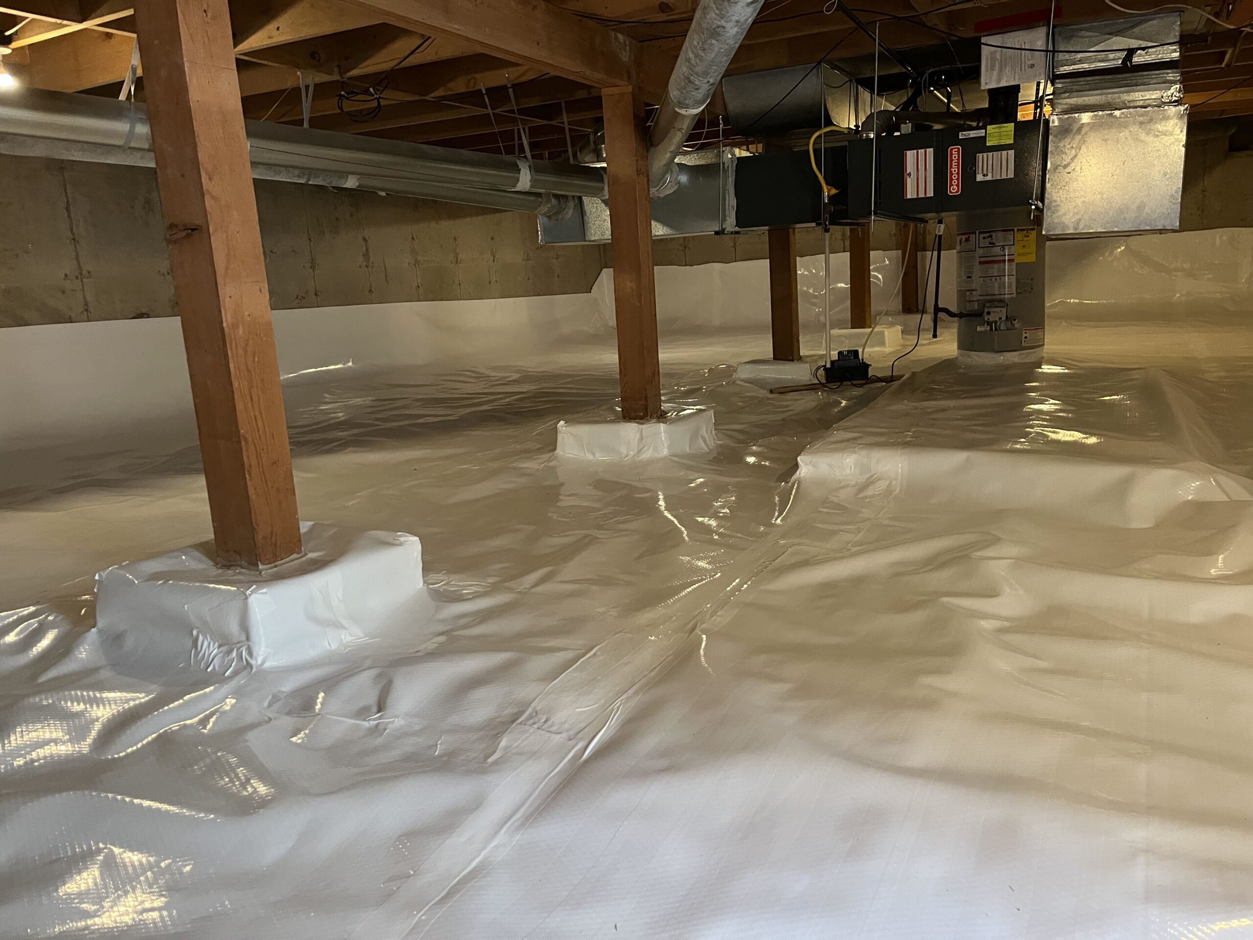 CleanSpace crawl space encapsulation completed near Sioux Falls
